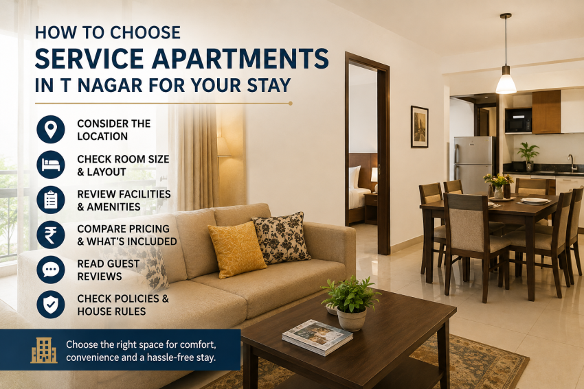 Service Apartments in T Nagar